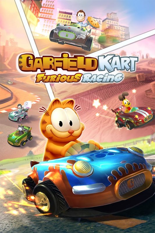 Garfield Kart Furious Racing box art for Xbox One